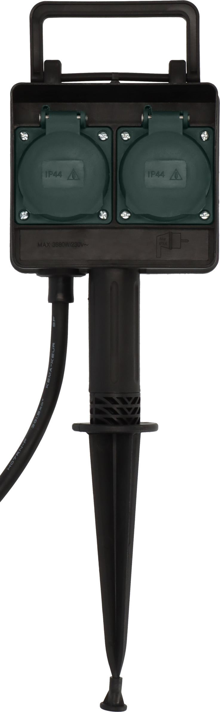 Brennenstuhl Outdoor Socket Outlet with Earth Spike IP44