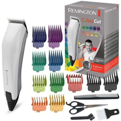 Remington HC5035 ColourCut Hair Clipper: 11 Guard Combs, Self-Sharpening Steel Blades