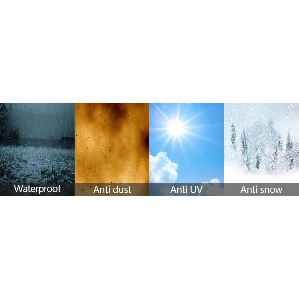 Seceles 300D Heavy Duty Waterproof Motorcycle Scooter Cover All-Season Protection