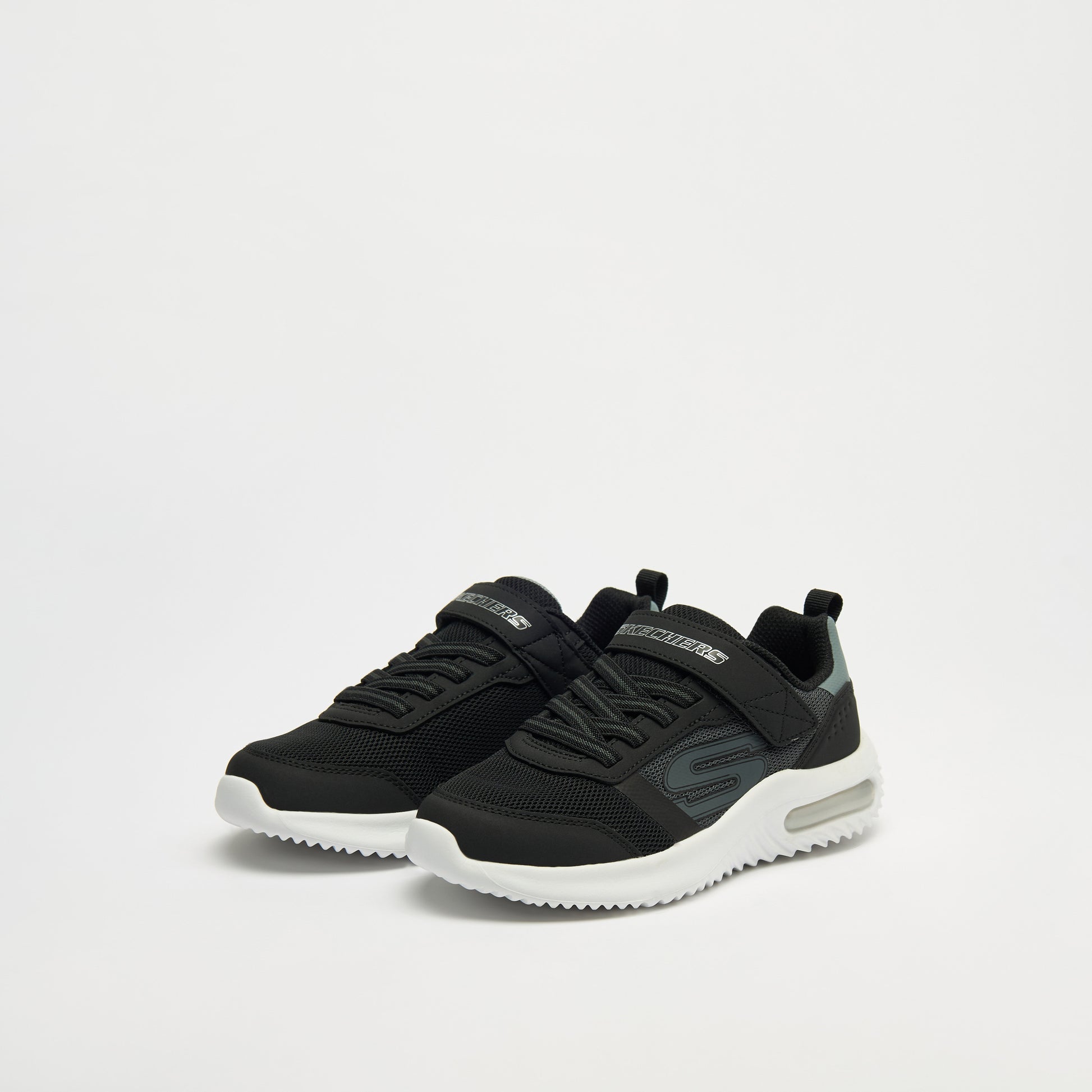 Skechers Boys Bounder-Tech Hook & Loop Sneakers - Durable Performance Shoes