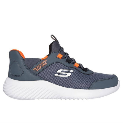 Kids' Skechers Hands Free Slip-Ins Bounder Brisk-Burst Athletic Sneakers