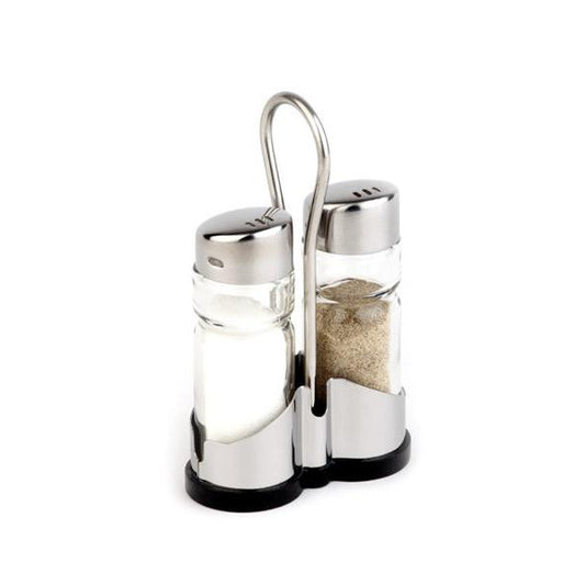 Menage Glass Spice Shaker with Stainless Steel Cover – Elegant