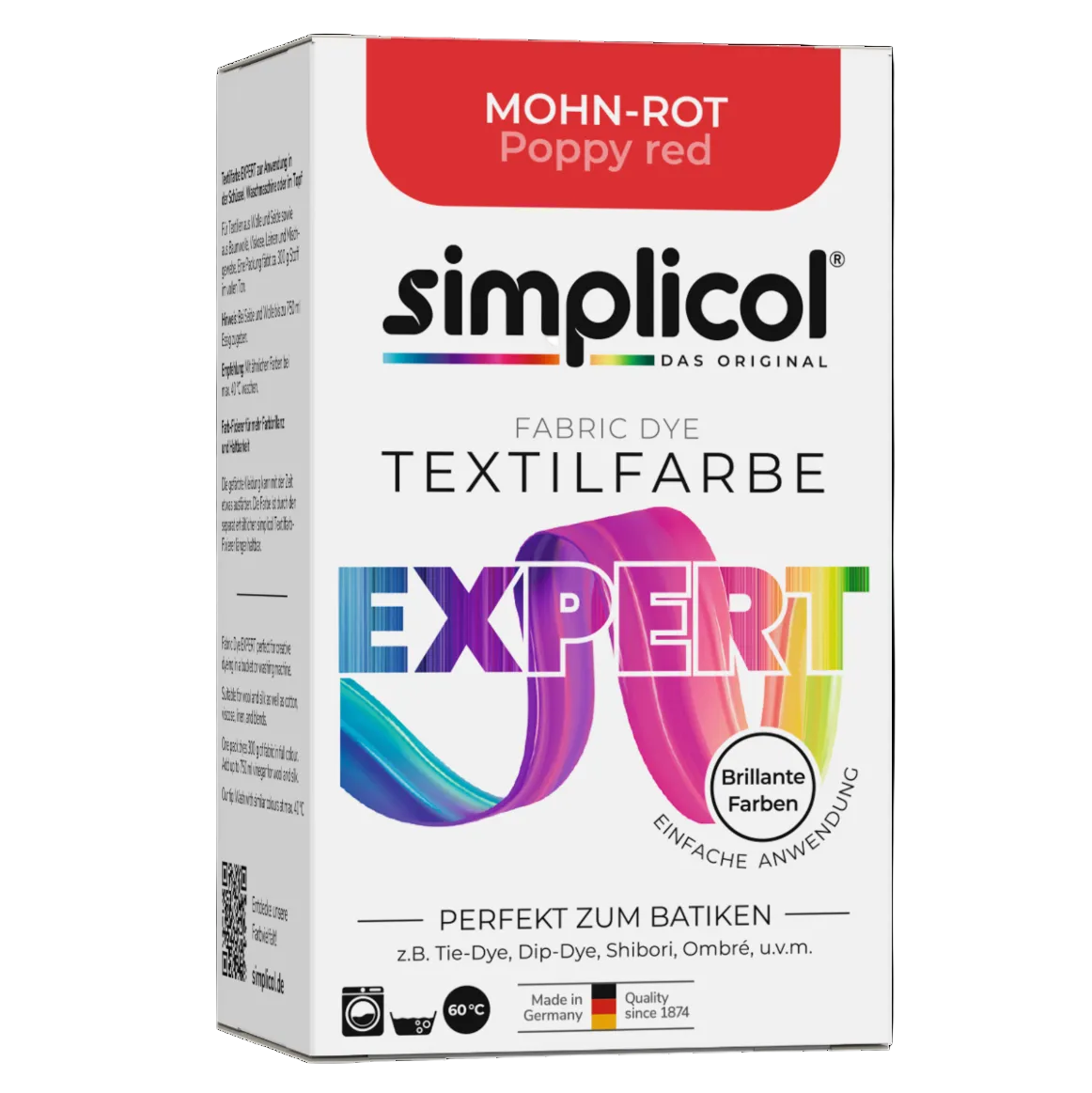 Simplicol Textilfarbe Expert Mohn-Rot