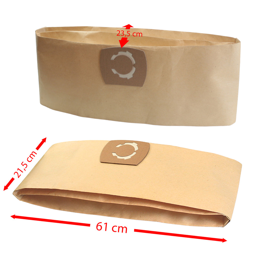 MisterVac Vacuum Cleaner Bags for Lavor GN-18 / GN-22 10 Pack