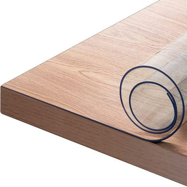 WOLTU Durable 2mm Transparent PVC Tablecloth - Waterproof, Scratch-Resistant, Easy Clean