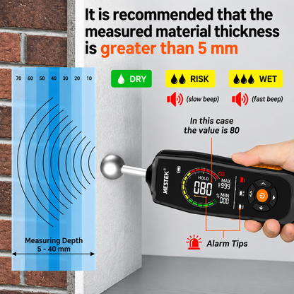 MESITOOL Pinless Wood Moisture Meter MT68