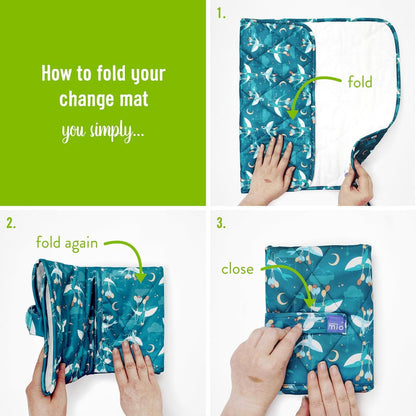 Bambino Mio Cloud Nine Portable Foldable Waterproof Soft Baby Changing Pad