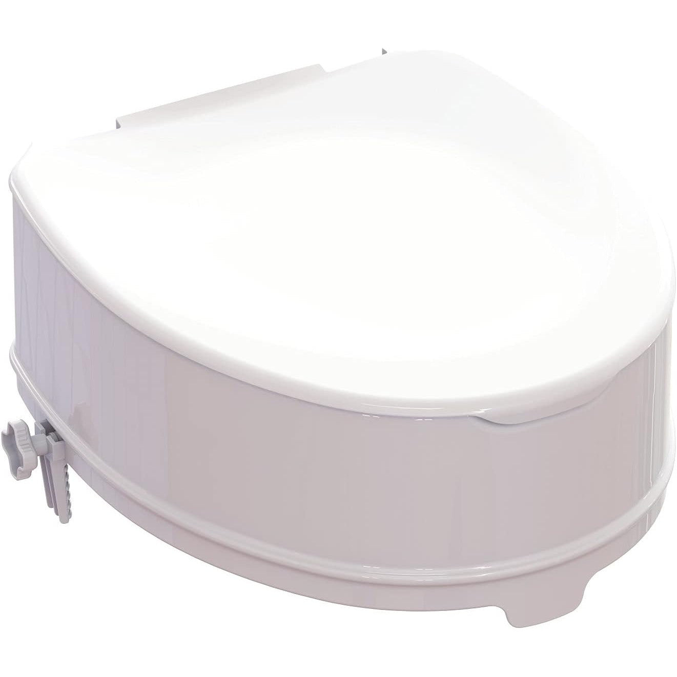 Identités Ibiza Raised Toilet Seat with Lid, 15cm Height