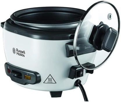 Russell Hobbs 0.4 Liter Mini Rice Cooker with Removable Non-Stick Bowl