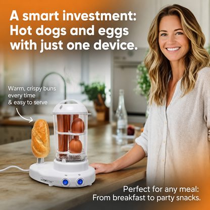 Clatronic HDM 3420 EK N Hot Dog Maker 2‑in‑1