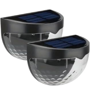 Waterproof Bright White Solar LED Wall-Mount Deck Lights (4 Pack)