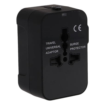 Reiseadapter HHT202 Travel Adapter All-in-One Power Plug with 2 USB Ports