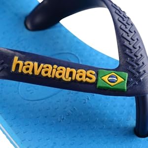 Havaianas Brasil Logo Baby Unisex Flip Flops - Comfortable Durable Toddler Sandals