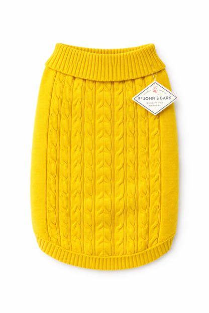 St. John's Bark Knit Dog Sweater