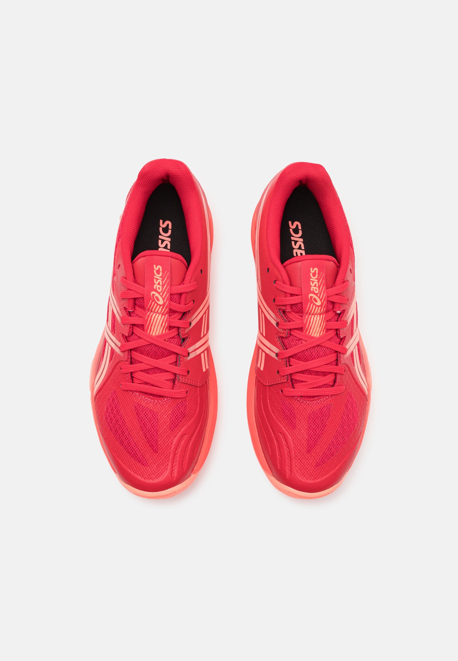 ASICS Powerbreak FF Handball Shoes: Speed Red, Breathable, Agile Performance