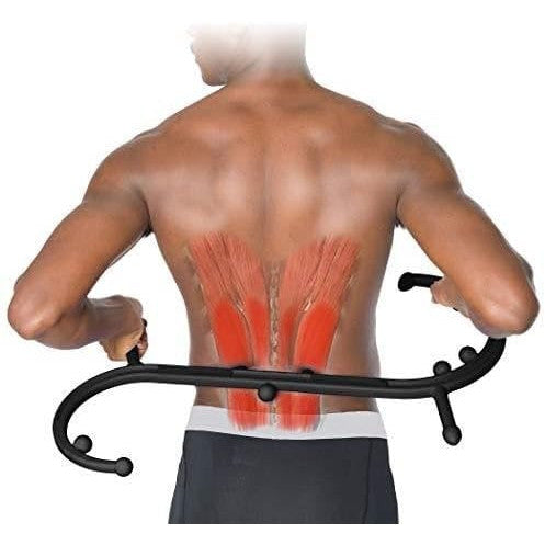 Sokiss S-Shaped Deep Tissue Self Trigger Point Massage Stick Black