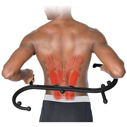 Sokiss S-Shaped Deep Tissue Self Trigger Point Massage Stick Black