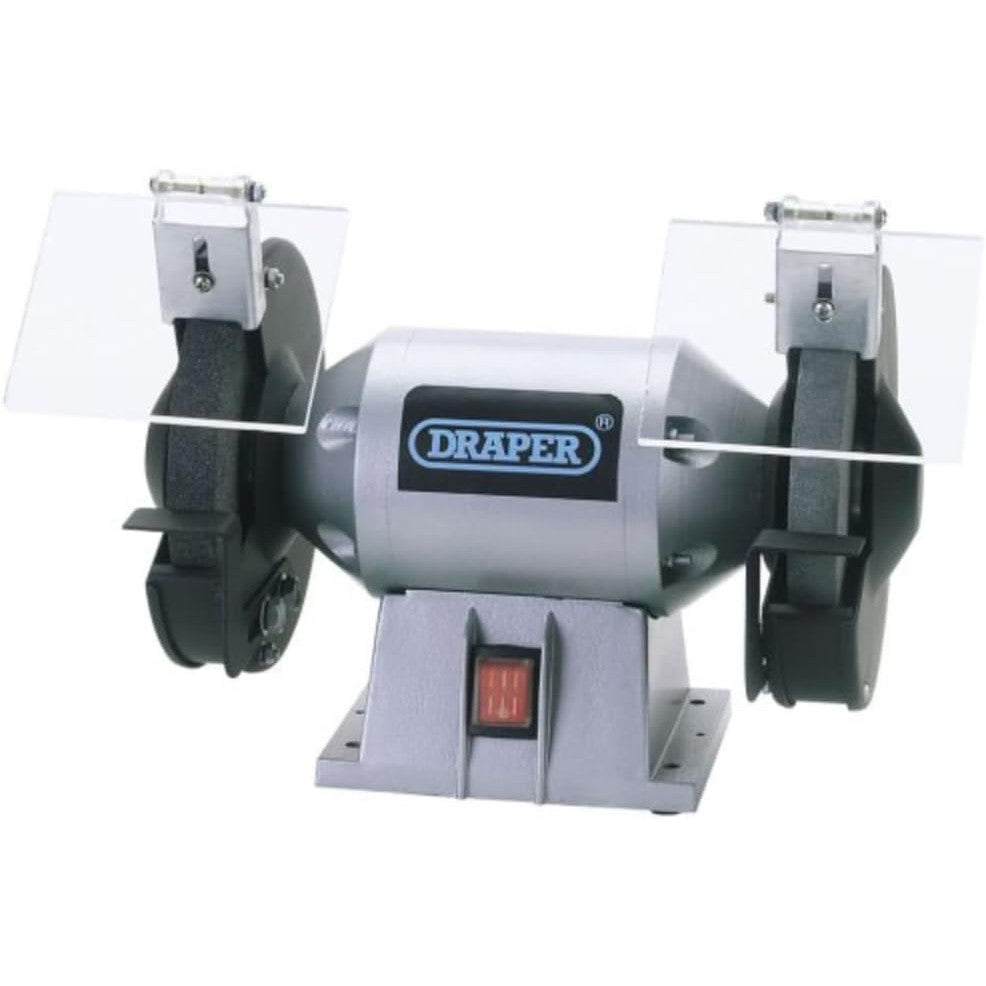 Draper 66804 150mm 230V Compact Bench Grinder for Precise Metal Grinding