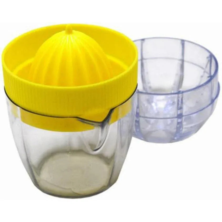 Vin Bouquet Citrus Juicer, Transparent and Yellow - Gomix Brands Outlet