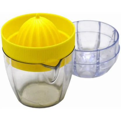 Vin Bouquet Citrus Juicer, Transparent and Yellow - Gomix Brands Outlet