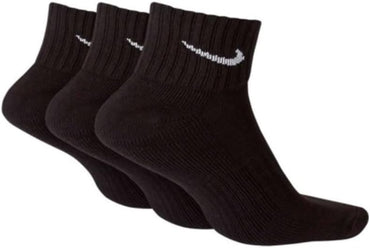 Nike One Quarter Cushioned Ankle Socks 3-Pack Dri-FIT Performance