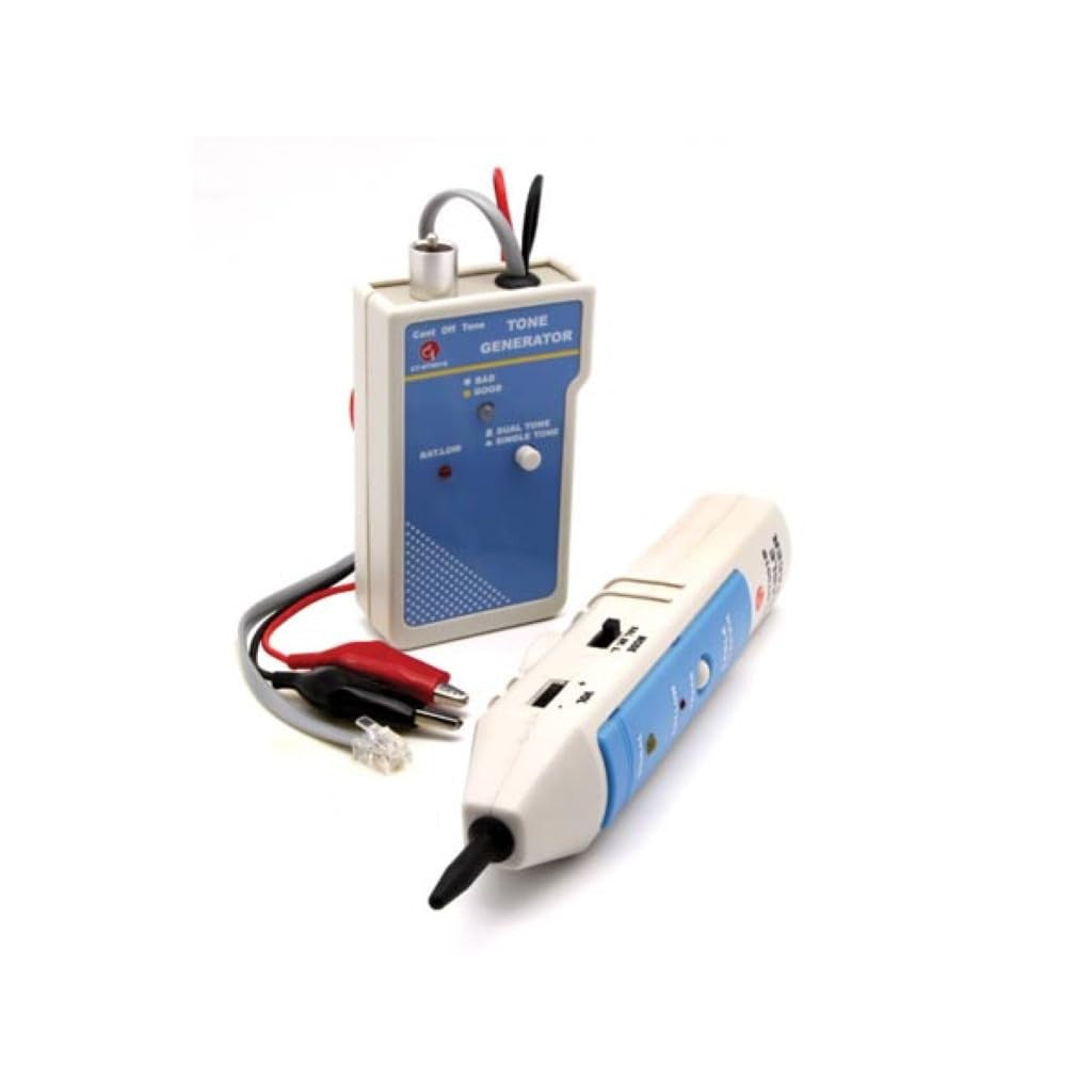 Velleman VTTEST11 Professional Multicolored Cable Tracker & Tone Generator 240V