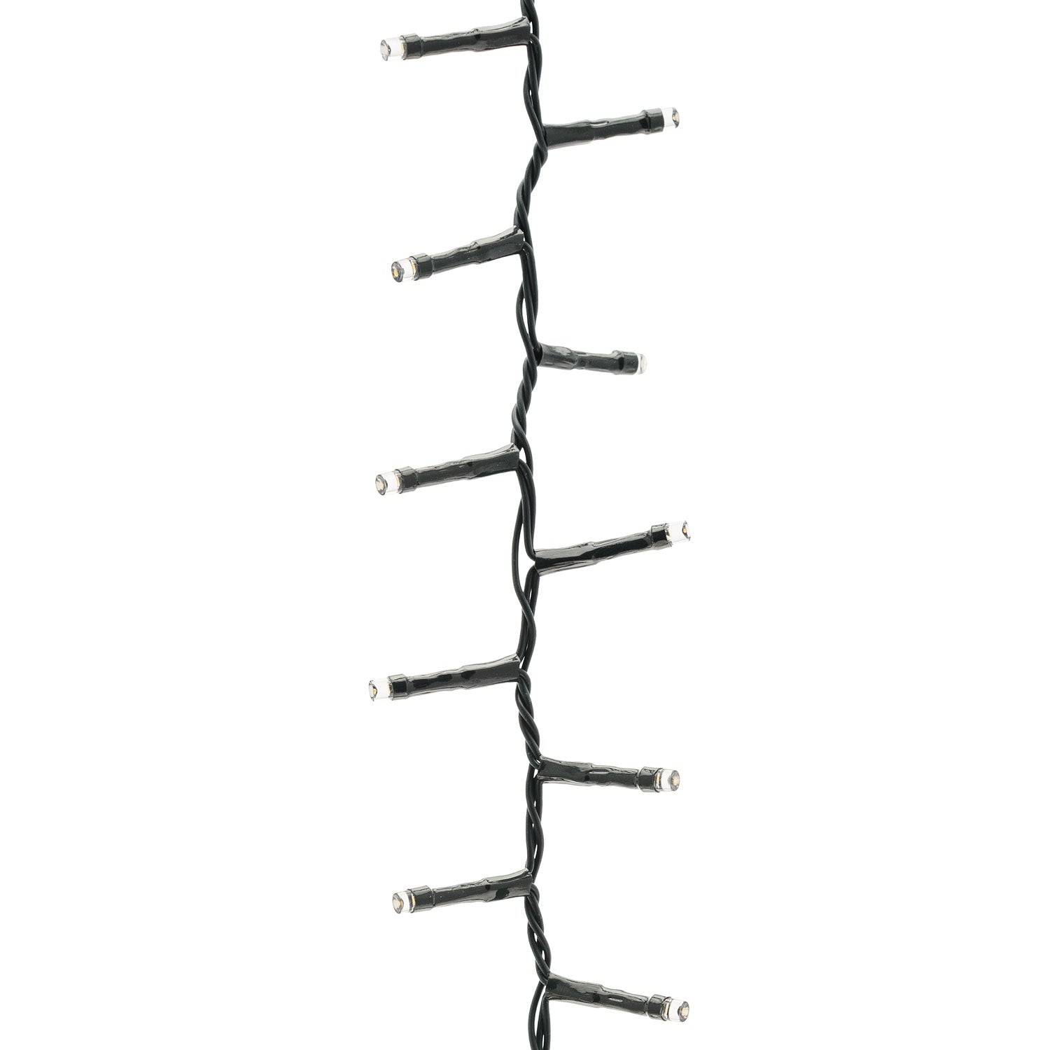 20m 1000 LED Warm White Mini Cluster String Lights, Green Cable, Indoor/Outdoor