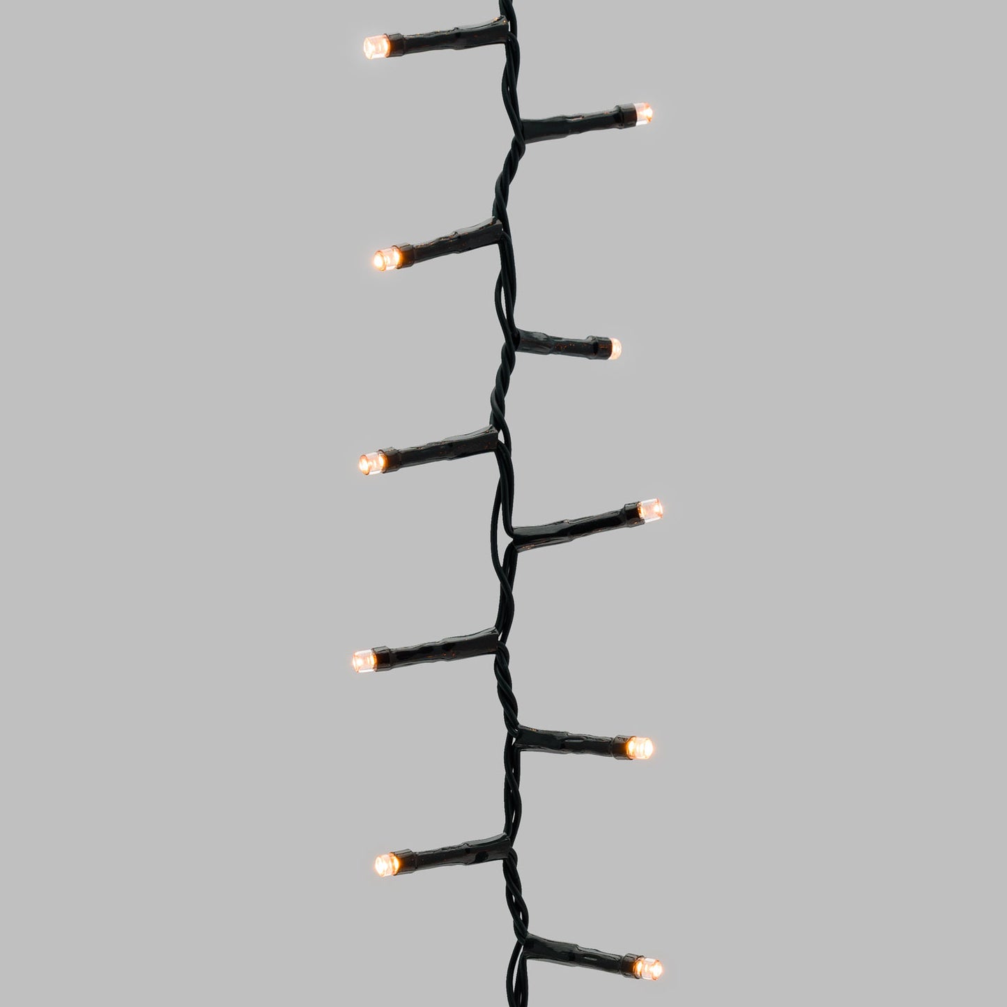 20m 1000 LED Warm White Mini Cluster String Lights, Green Cable, Indoor/Outdoor