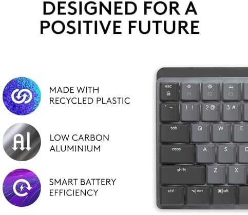 Logitech MX Mechanical Mini Wireless Illuminated Keyboard with Linear Switches