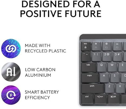 Logitech MX Mechanical Mini Wireless Keyboard with Tactile Backlight