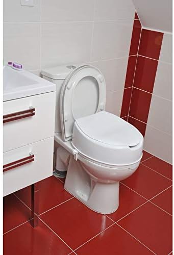 Identités Ibiza Raised Toilet Seat with Lid, 15cm Height