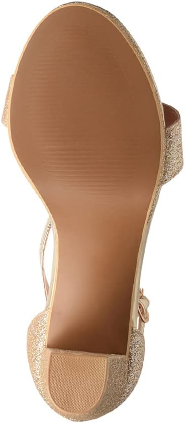 Elara Rhinestone Chunky Heel Women's Pumps – Sparkling Evening Shoes