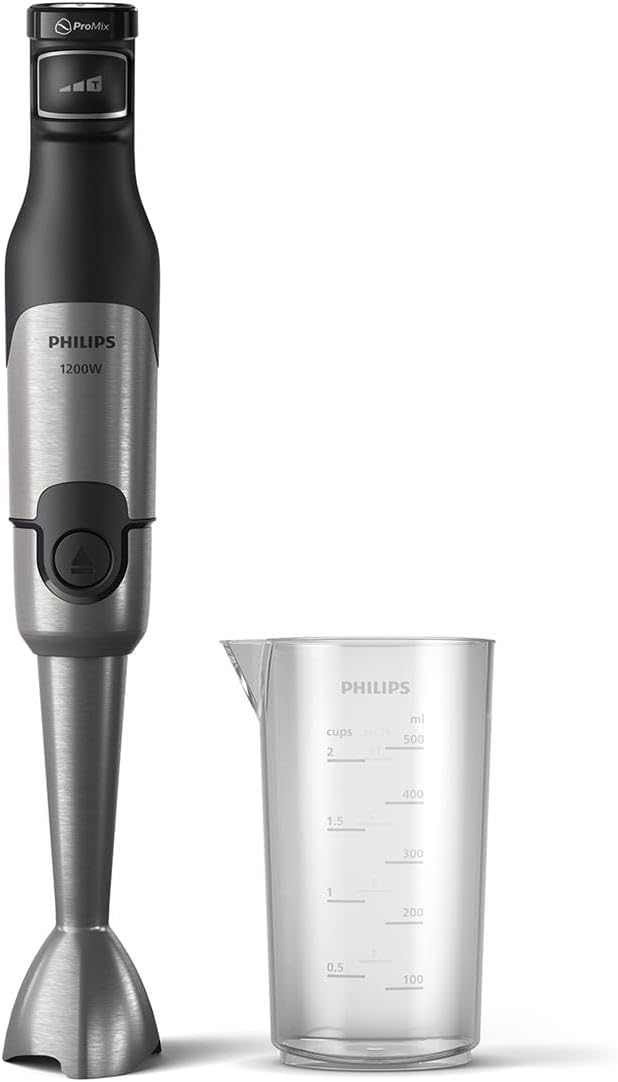 Philips Series 5000 Hand Blender: Powerful 1200W ProMix Technology for Effortless Kitchen Blending