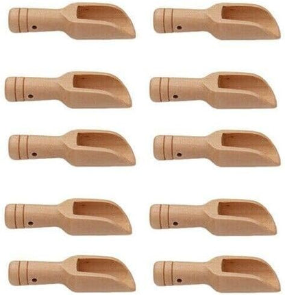Wooden Mini Scoop Set for Salt Sugar Coffee