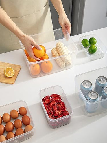 Cetomo 2.2L Clear Food Storage Containers – BPA-Free, Freezer & Microwave Safe