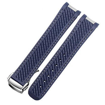 Clouism 20mm Silicone Watch Band for Omega Seamaster 300
