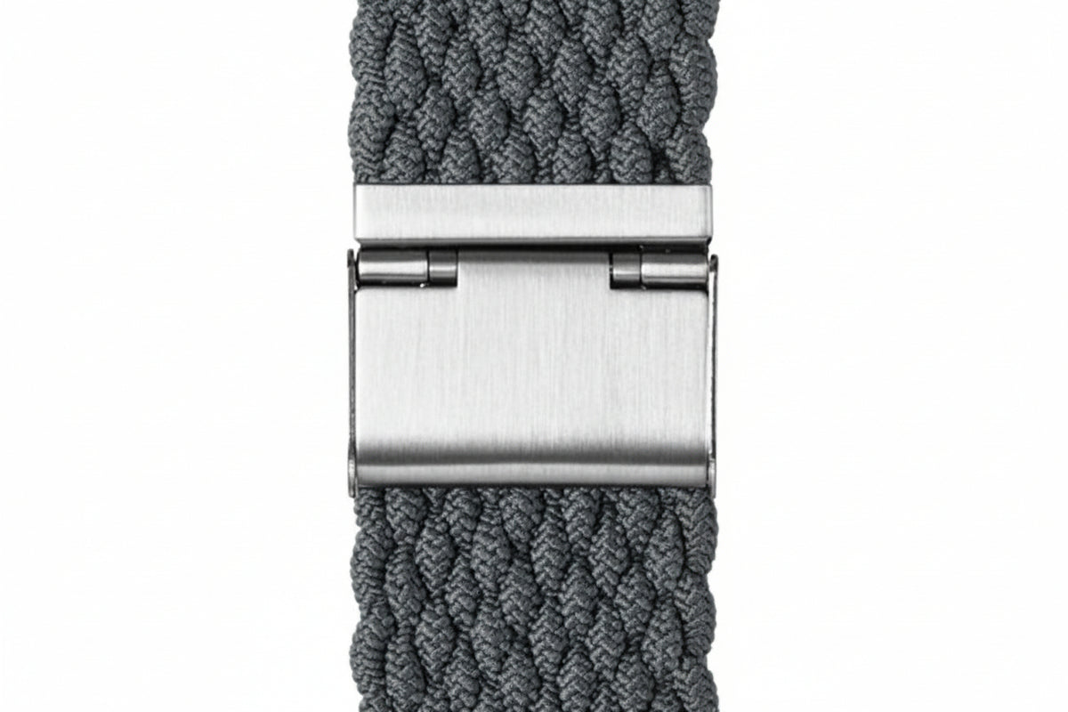 Ayadoo Unisex Nylon Braided Quick Release Watch Band