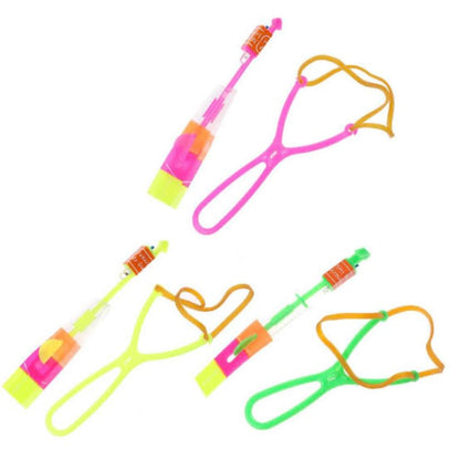 WANNA PARTY Rubber Slingshot Gulel Toy Favors 4 Pc Multicolor