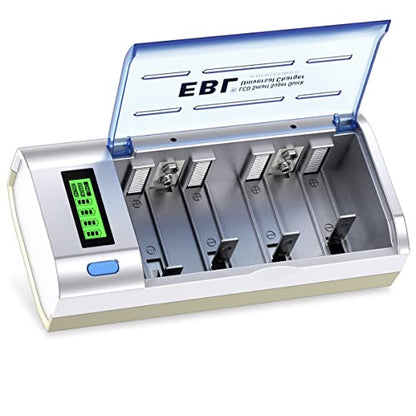 EBL Universal LCD Battery Charger with Discharge Function