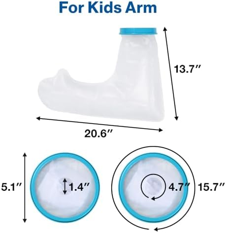 Japard Adult Waterproof Arm Cast Cover for Shower, Bath, and Foot Protection