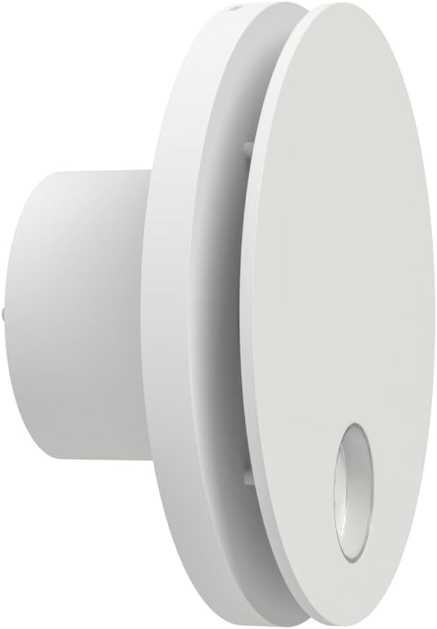 Plikc ARIO W Wi‑Fi Wall Exhaust Fan 90 mm Ø White