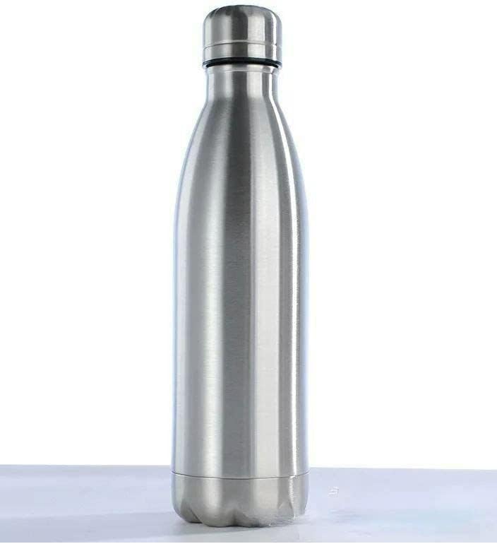 Generic 500ml Double‑Wall Stainless Steel Silver Water Bottle