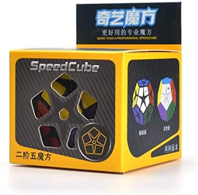 CuberSpeed 2x2 Black Kilominx Speed Cube Puzzle for Adults