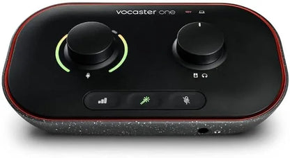 Focusrite Vocaster One Compact Podcasting Interface with Auto Gain Loopback - Gomix Brands Outlet