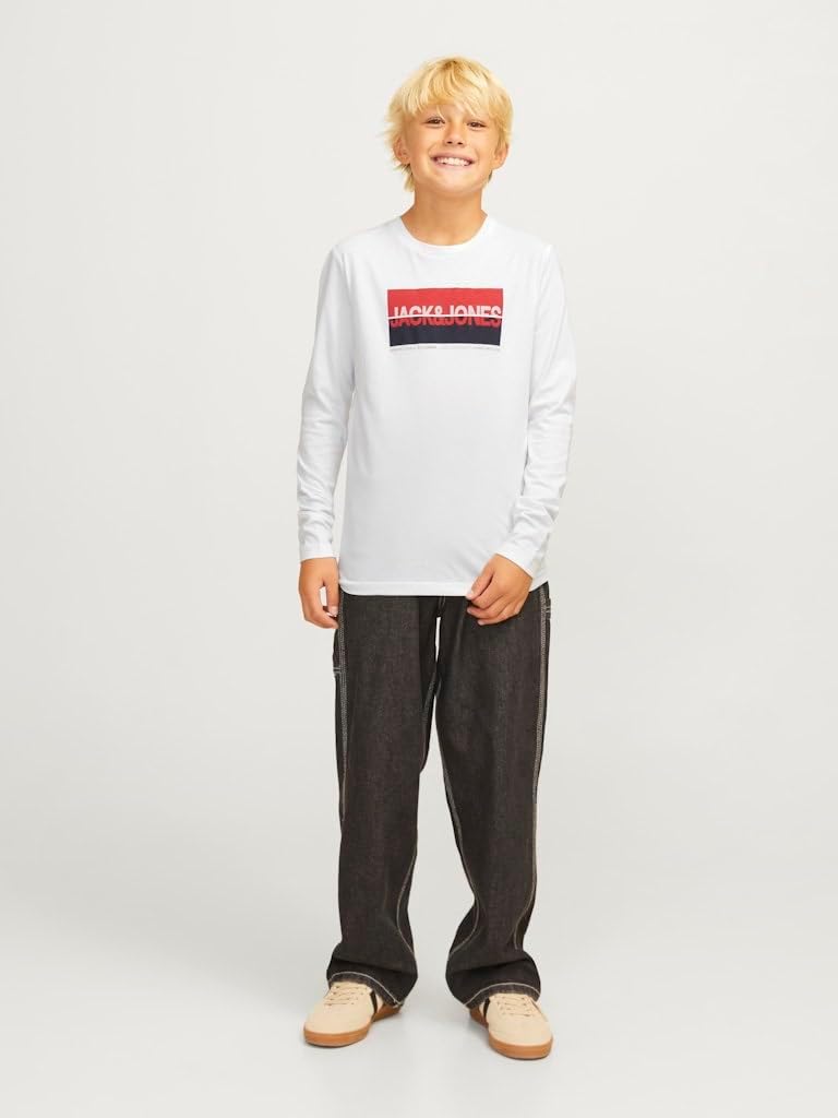 JACK&JONES JUNIOR Boys Long Sleeve Tee LS Crew Neck Jnr Shirt