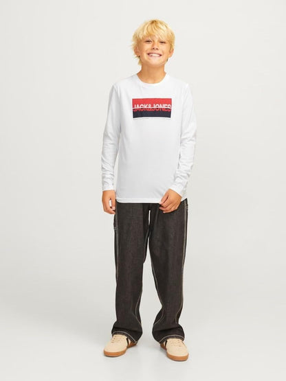 JACK&JONES JUNIOR Boys Long Sleeve Tee LS Crew Neck Jnr Shirt