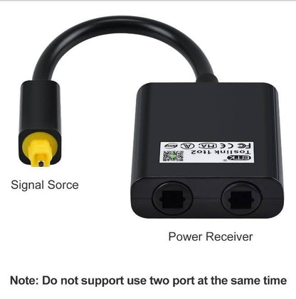 FORIDA Toslink Optical Audio Splitter 1 in 2 Out