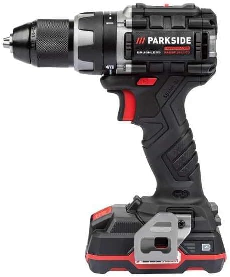Parkside 20V Brushless Cordless Drill with LED Light