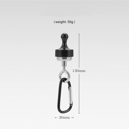 RIIPOO Heavy Duty Magnetic Hooks 2-Pack for Camping, Tent, Lantern