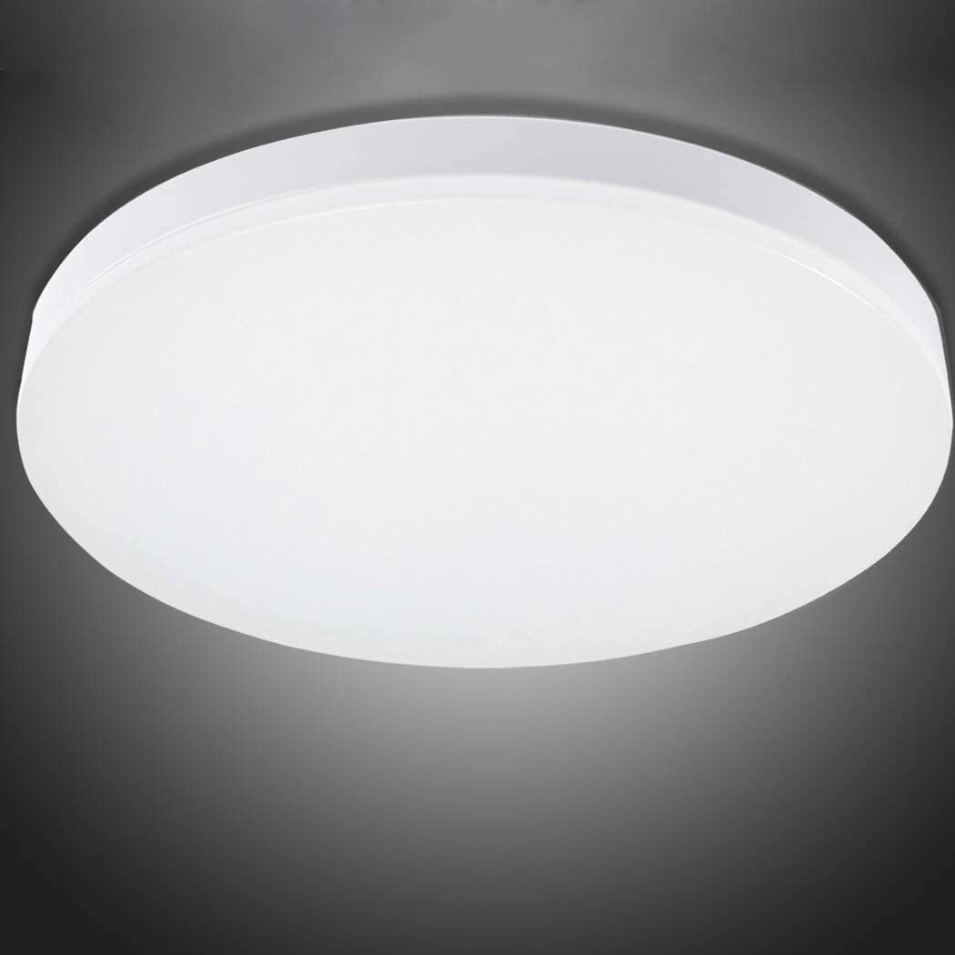RAWNICE 24W LED Round Ceiling Light, Waterproof, Cool White, 11.4-inch